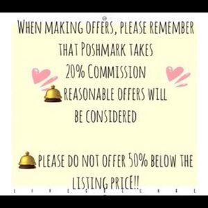 Please Remember That Posh Takes 20% Of All Sales